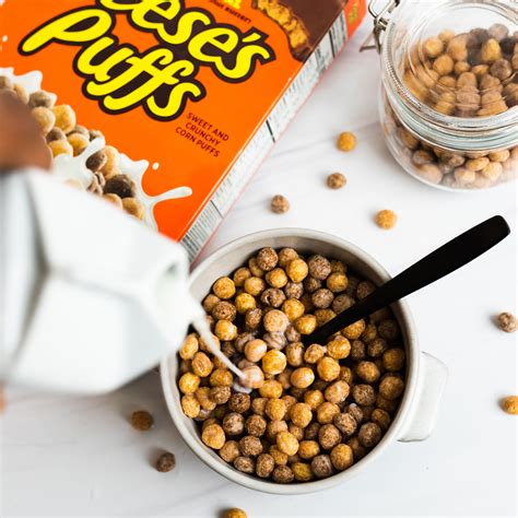 buy reese s puffs chocolatey peanut butter cereal 35 oz resealable bag online at lowest price