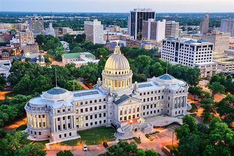 What Is The Capital Of Mississippi Worldatlas