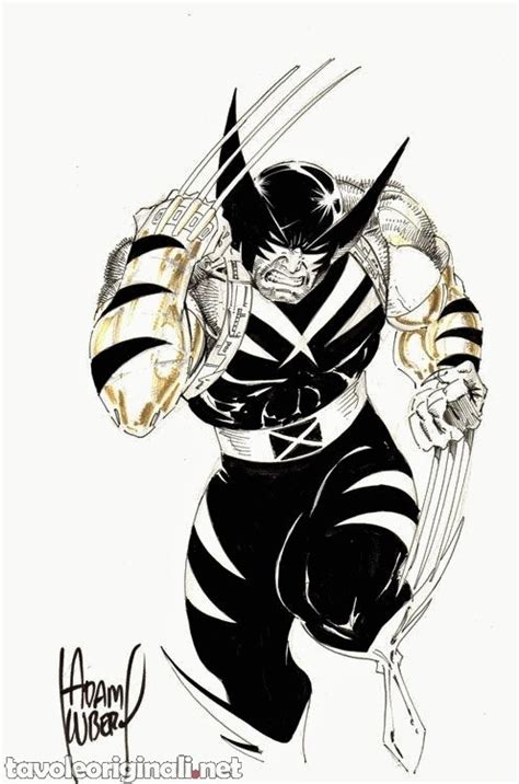 X Men Wolverine Original Art Rare Full Commission By Adam Kubert In