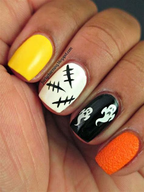 18 halloween ghost nail art designs ideas trends and stickers 2014 fabulous nail art designs