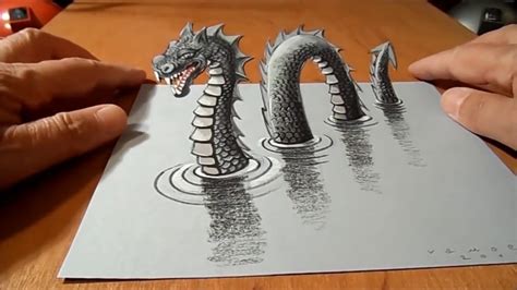 Gambar 3 dimensi adalah bentuk dari benda yang memiliki panjang, lebar dan tinggi. Menggambar Tiga Dimensi 3D Gambar Monster Naga KERENNN..!! - YouTube