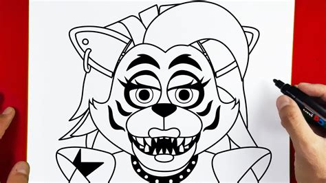 How To Draw Roxanne Wolf Security Breach Fnaf Five Nights At Freddy