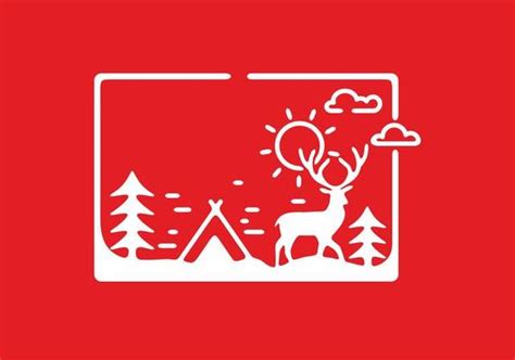 Deer Camp Vector Art Icons And Graphics For Free Download