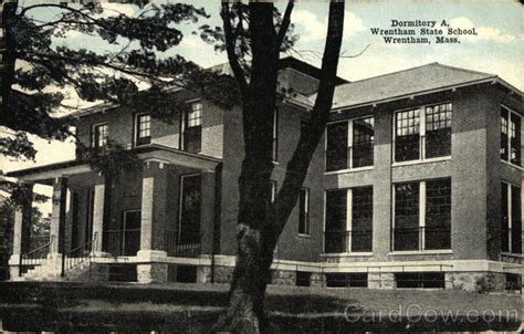Dormitory A Wrentham State School Massachusetts Postcard