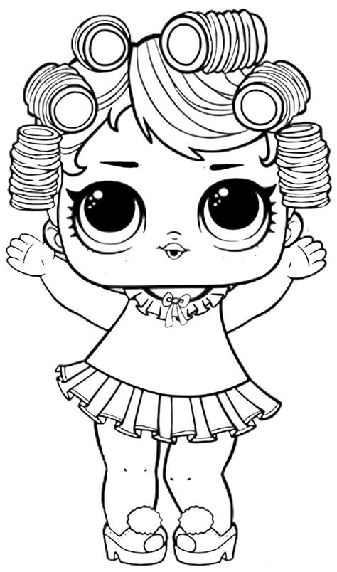 Lol Surprise Dolls Coloring Pages Sketch Coloring Page
