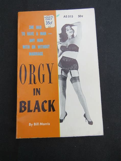 Orgy In Black By Bill Morris Vintage Paperback St Ebay