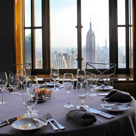 Rainbow Room Restaurant Rockefeller Plaza New York Travel And Food