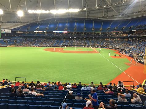 Tropicana Field Seating Chart With Rows Outfield Cabinets Matttroy