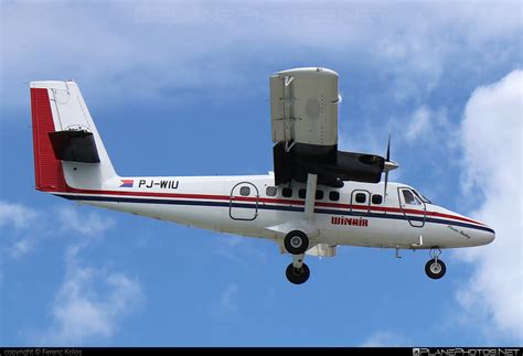 PJ WIU De Havilland Canada DHC 6 300 Twin Otter Operated By Winair
