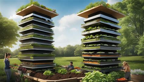 Revolutionize Waste Management With Vertical Composting Garden Tower