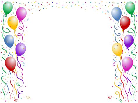 Free Clipart Birthday Borders 20 Free Cliparts Download Images On