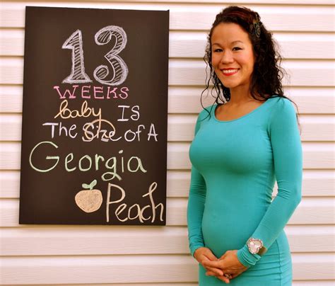 Diary Of A Fit Mommy 13 Weeks Pregnant Chalkboard Update