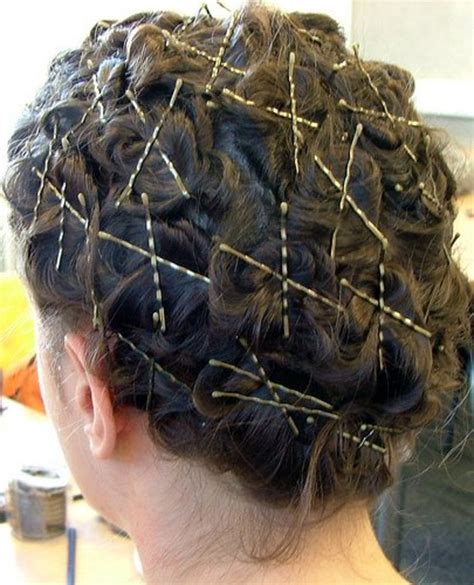 How To Style Curly Hair With Bobby Pins Glam Rhinestone Bobby Pin