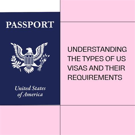 Understanding The Types Of Us Visa And Their Requirements