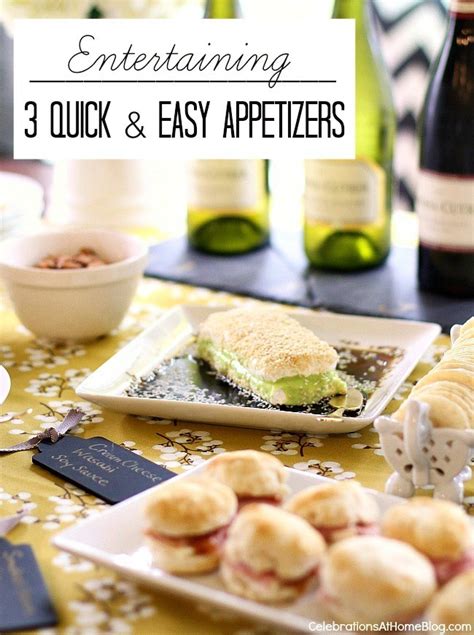 Home » appetizers » page 3. 3 Quick & Easy Appetizers for Entertaining - Celebrations ...