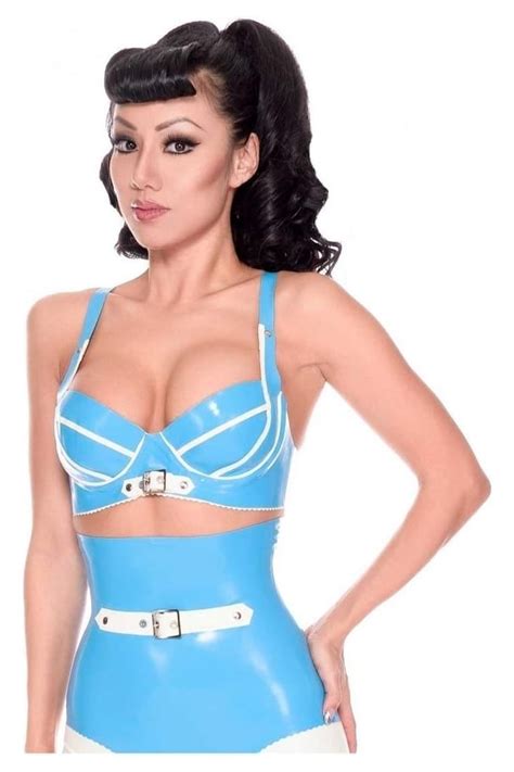 Dominatra Hand Crafted And Perfectly Designed Latex Bra With Fitted