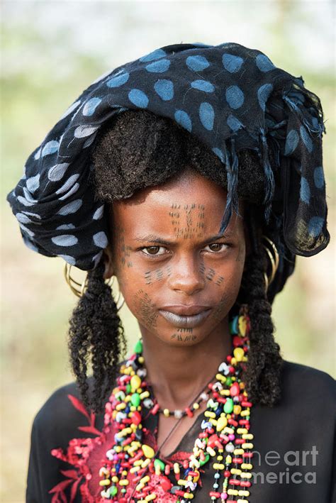Young Wodaabe Woman Photograph By Tony Camacho