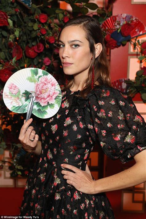alexa chung showcases her style flair in floral dress daily mail online style icon her style
