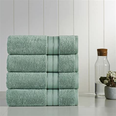 If you're working with a flexible budget, then this is the towel to pick. Modern Threads SpunLoft // Bath Towel // Set of 4 (Gray ...
