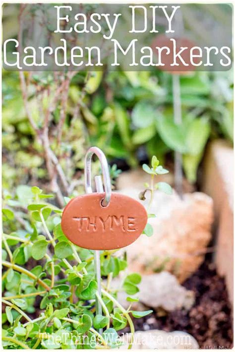 Super Cute And Easy To Make These Diy Polymer Clay Garden Markers Are