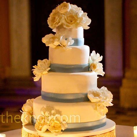 Blue Ribbon Cake Ribbon Cake Wedding Cakes With Flowers Cake