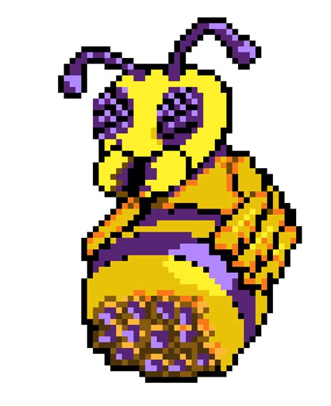 Terraria Queen Bee Pixel Art Maker