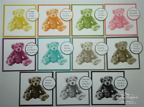 Inking Idaho Baby Bear Stamp Set