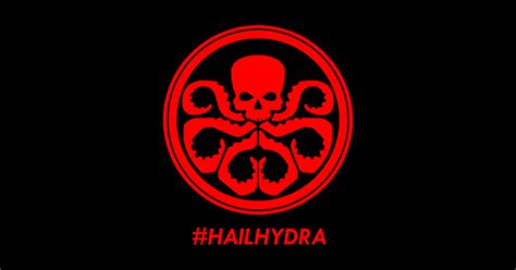 Hail Hydra America Sticker Teepublic