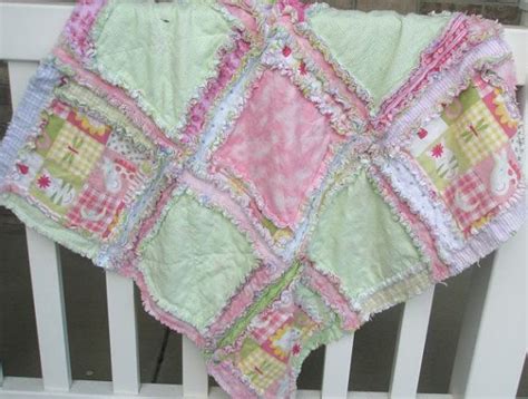 Pattern Rag Quilt Twin Size Blanket Bedding Sewing Instructions