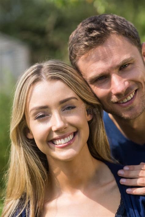 Cute Couple Smiling At Camera Stock Image Image Of Caucasian Port