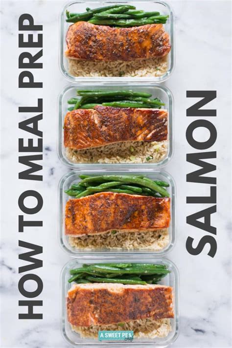 How To Meal Prep Salmon • A Sweet Pea Chef