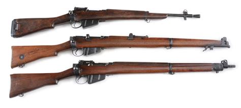 Lot Detail C Lot Of Three Three British World War Ii Era Rifles