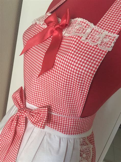 Gingham Full Apron Apron Gingham Trending Outfits