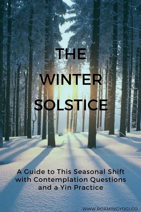 373 likes · 2 talking about this. Winter Solstice: Guide with Journaling Questions + Yin ...