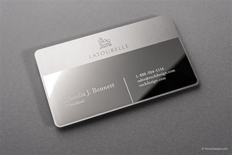 Stainless Steel Business Cards Rockdesign Luxury Business Card Printing