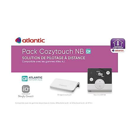 Pack Cozytouch Nb Ai Atlantic Téréva Direct