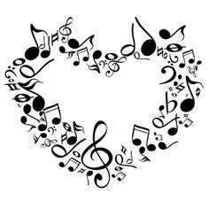 Black music notes png music notes png white music notes png color music notes png colourful music notes png music notes clipart png. Music Notes Heart | Free download on ClipArtMag