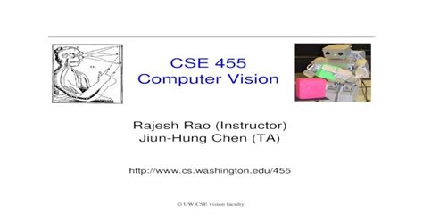Pdf Cse 455 Computer Vision Coursescs