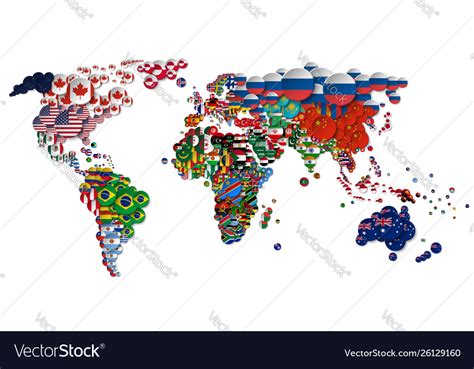 World Map With Country Flags South Carolina Map