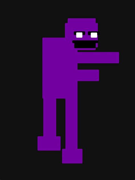 Fnaf Purple Guy 8 Bit Lightweight Sweatshirt By Mattwilldo Redbubble