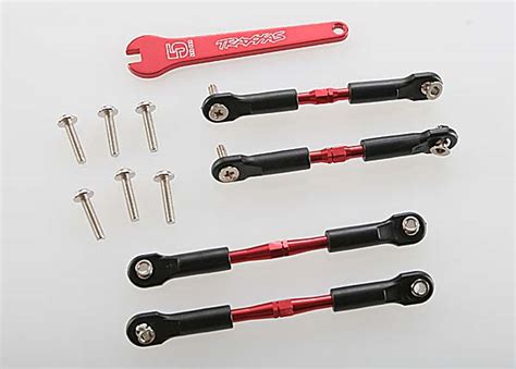 Traxxas Turnbuckles Aluminum Red Anodized Camber Links Front Mm