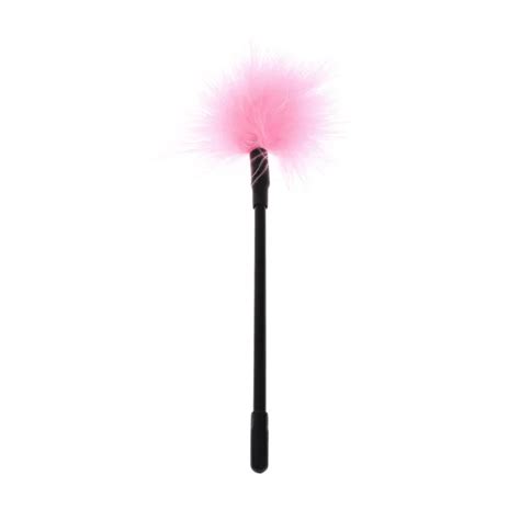 18cm 4 Color Feather Tickler Foreplay Tease Tool Fancy Dress Up Whip