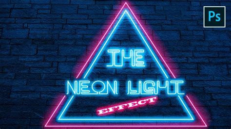 Neon Glow Text Photoshop Tutorial How To Make Glowing Text In