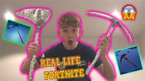 I Made Fortnite Pickaxes In Real Life With Aluminium Foil