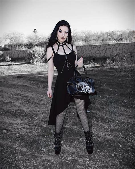 KRISTIANA Hot Goth Girls Gothic Fashion Women Gothic Outfits