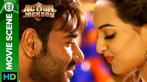 Sonakshi Sinha Proposes Ajay Devgn Action Jackson Youtube