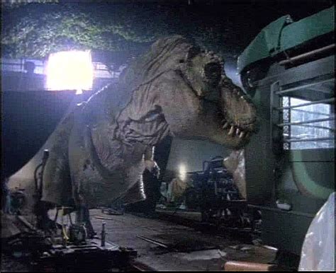 The Lost World Jurassic Park T Rex Cliff Scene Jurassic Park Movie