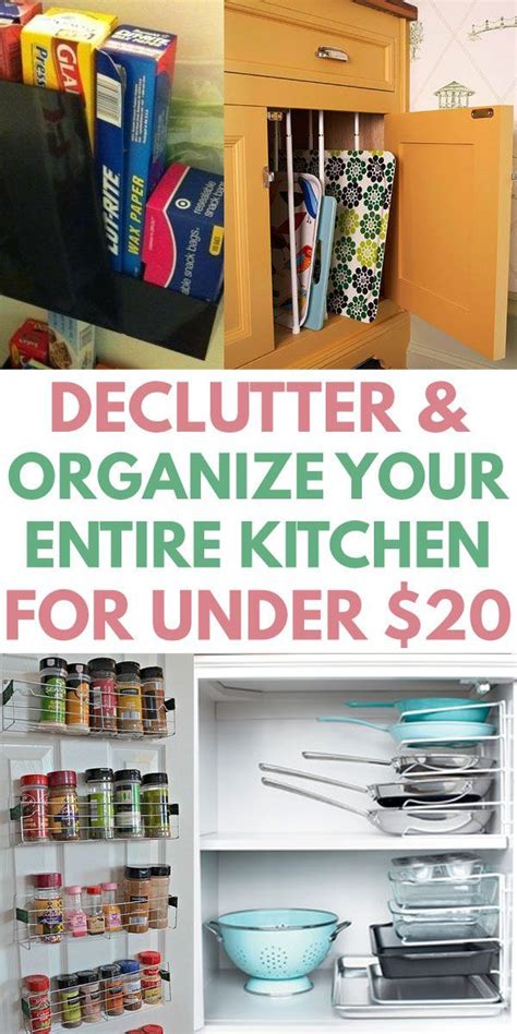 Learn How To Declutter Your Kitchen With Kitchen Organization Hacks