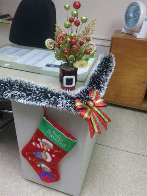 Decoración De La Oficina Un Toque Más Calido Office Christmas