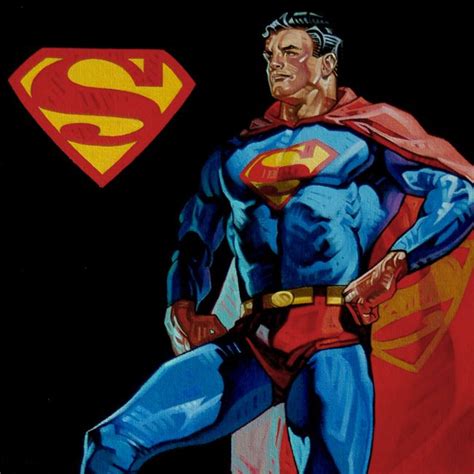Superman By Drew Struzan Superman Art Batman And Superman Dc Comics Art